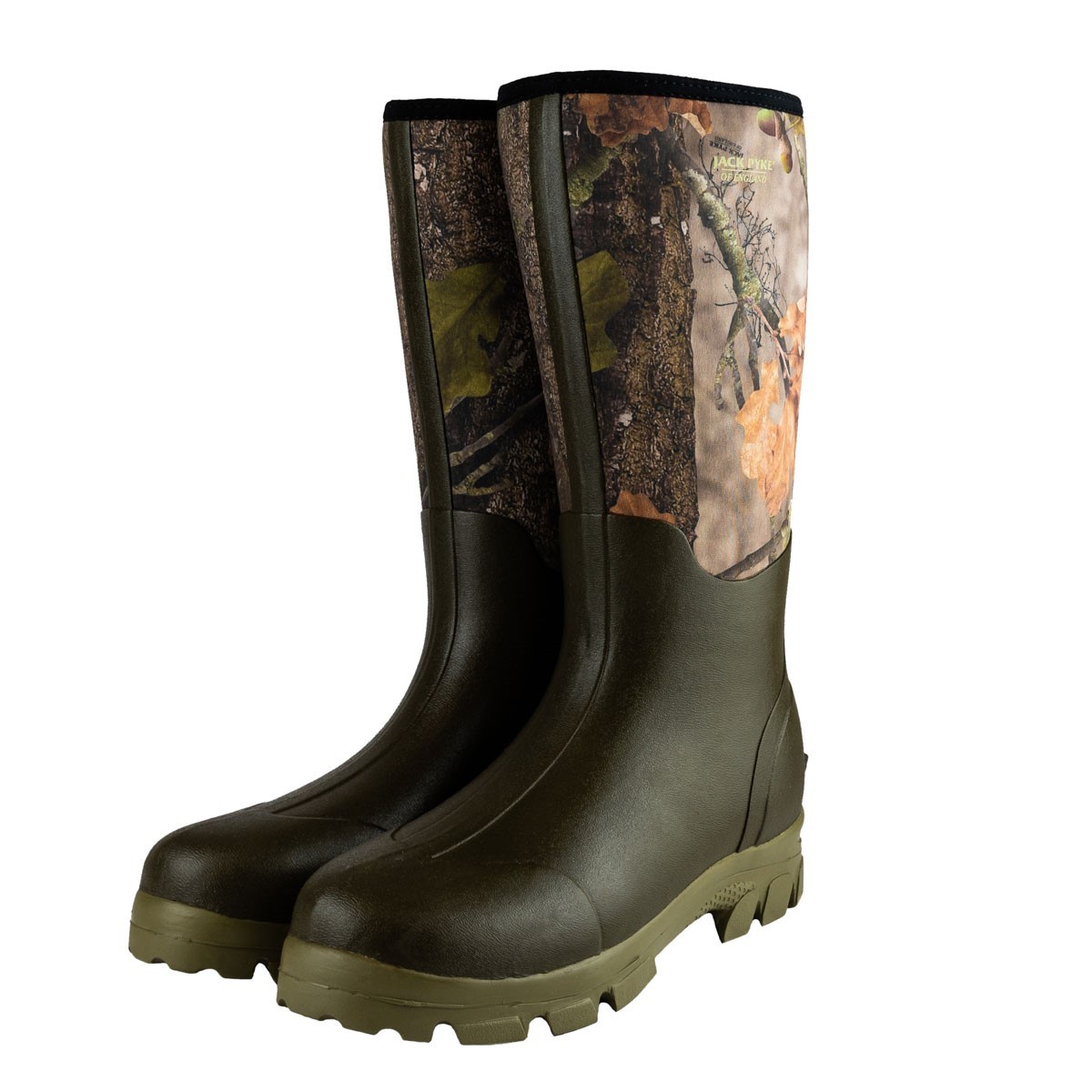 Jack Pyke Jack Pyke Waterproof Walking Hunting Boots Oak Camouflage Camo Insulated Tundra 