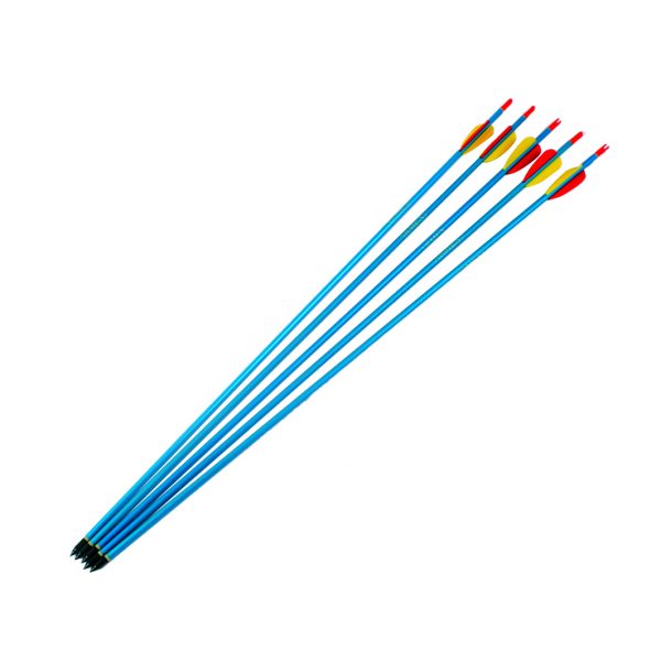 Enfield Sports Limited - 30" Pointed Aluminium Arrows - Blue - Pack of 5
