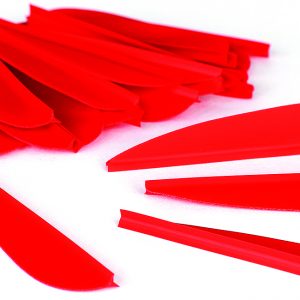 Enfield Sports Limited - Flight Vanes - 2.5" - Red - Pack of 24