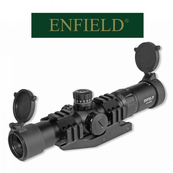 Enfield 1.5-4x30 Illuminated Mil Dot Rifle Scope