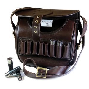 Buckingham Collection Leather Cartridge Bag with Pouches