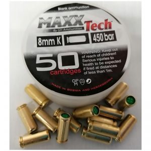 MAXX Tech 8mm K - Tub of 50 Blanks
