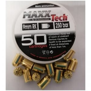 MAXX Tech 9mm RK .380 - Tub of 50 Blanks
