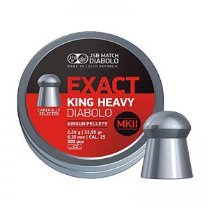 JSB Exact King Heavy Diabolo MK2 .25 Calibre