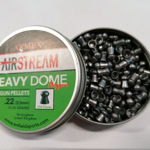 Armex Heavy Dome 5.5mm .22 Lead Pellets 18 grains Qty 250 Green Tin