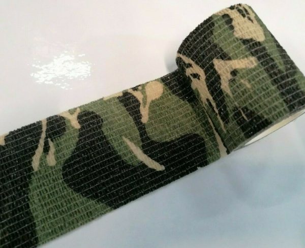 Enfield British DPM Camo Wrap Stealth Tape - Re-usable Stretchable - Image 3