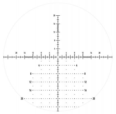 Element Optics Helix 6-24x50 FFP MOA APR-2D Rifle Scope