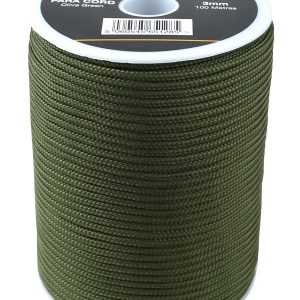 Paracord - 100m Reel - Olive Green