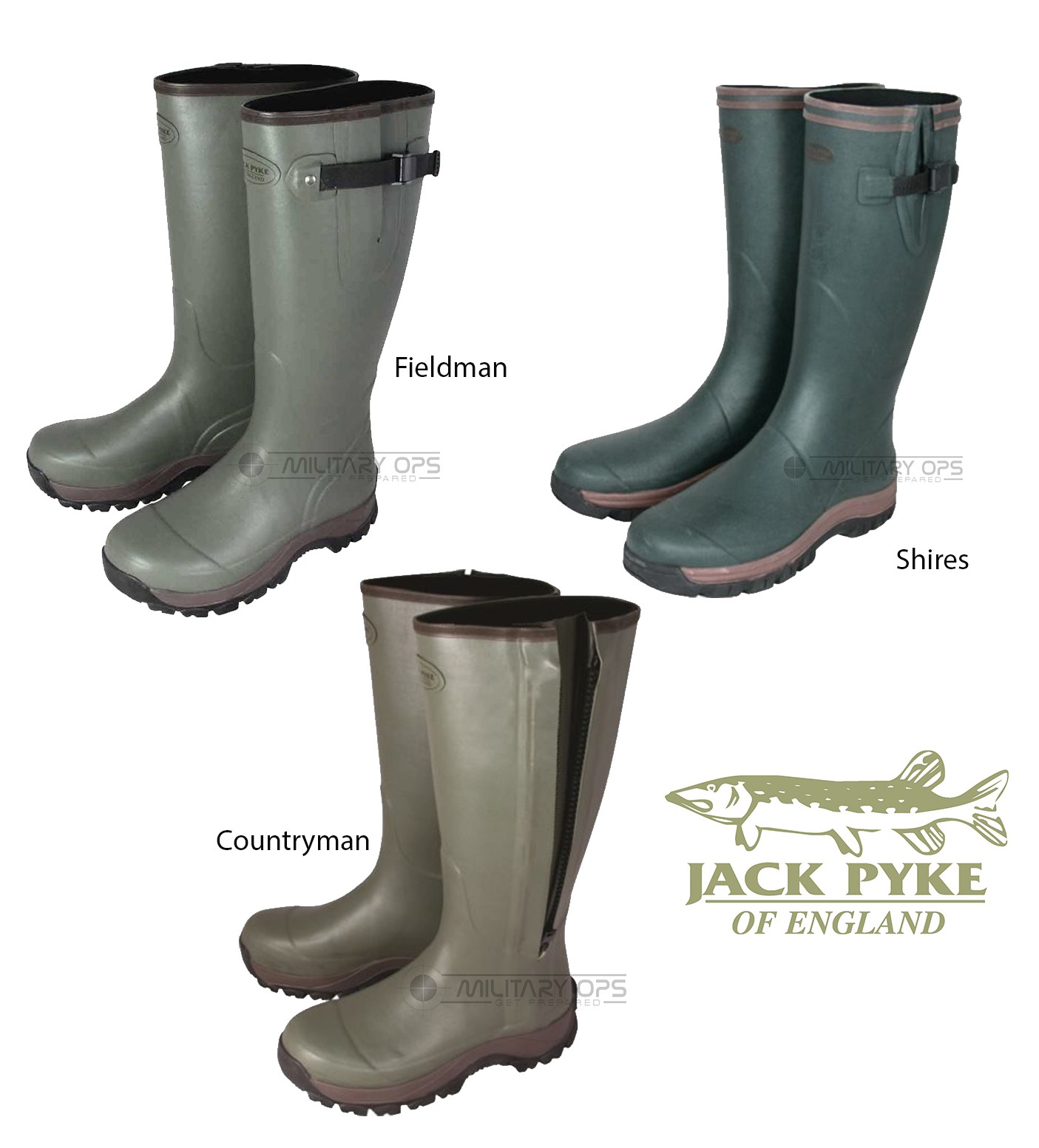 Jack Pyke Technical Semelles Bottes Chaussures Fresh Wellington Boot Intérieur Semelle chasse 