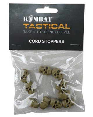 paracord Skull Cord Stoppers - Coyote 2