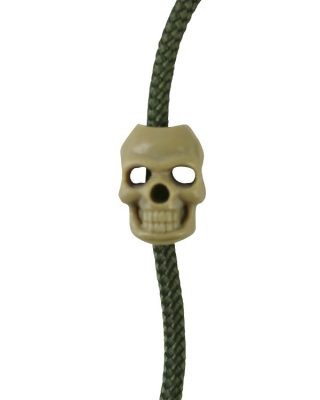 paracord Skull Cord Stoppers Coyote