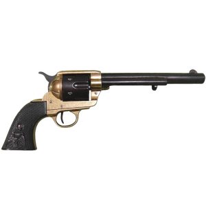 Colt Peacemaker With Black Handle Black Brass Long Barrel G1109L