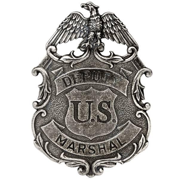 Deputy United States Marshal Eagle Badge G112 Nickel
