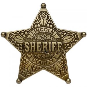 LINCOLN COUNTY SHERIFF STAR G104