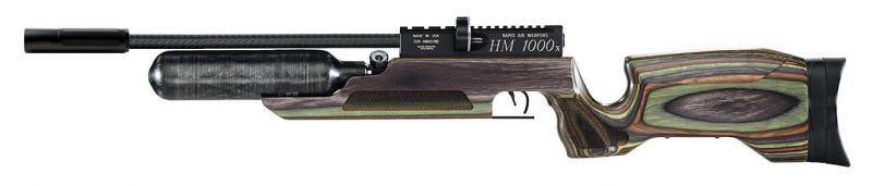 RAW HM1000x Laminate Stock Air Rifle - Green