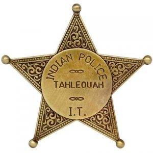 Replica Indian Territory Police Badge G108