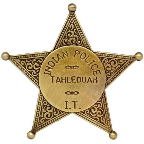 Replica Indian Territory Police Badge G108