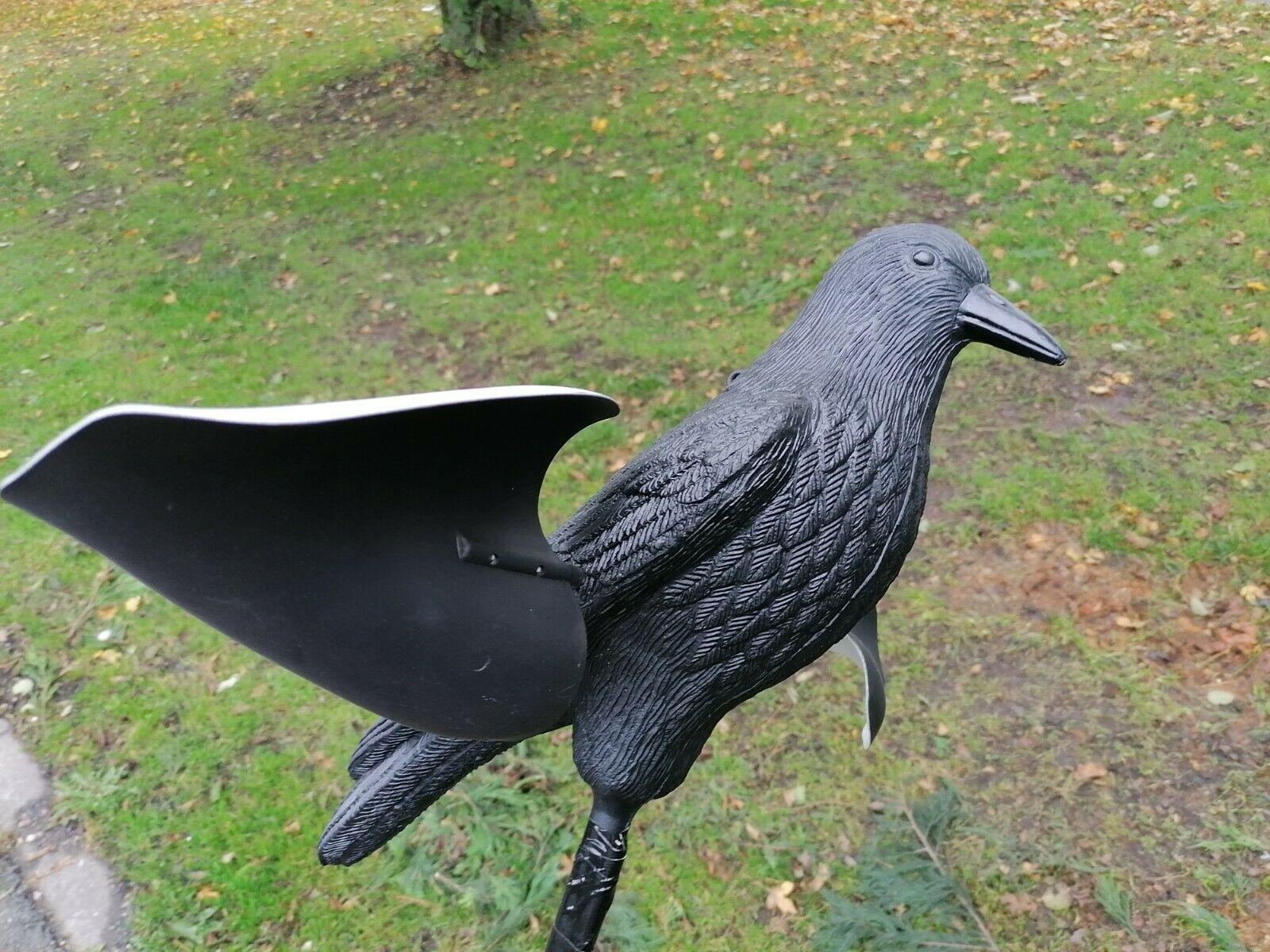 Crow Decoy Spinning Wings
