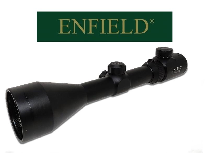 Enfield 3-12X56E Firearms Rated Illuminated Mil Dot Rifle Scope