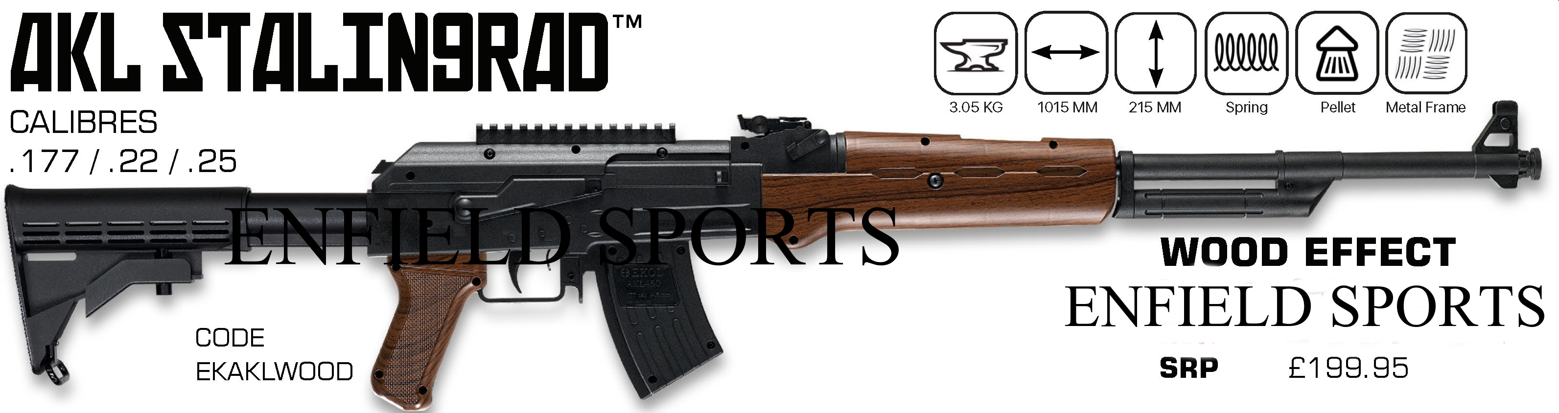 AKL STALINGRAD TACT WOOD AIR RIFLE