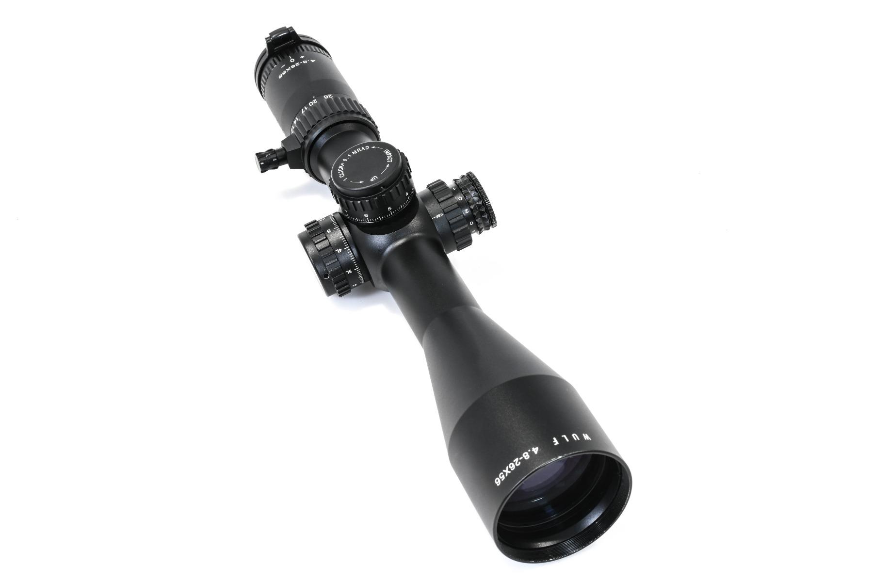 WULF Defender 4.8-26x56 FFP Illuminated W-MIL3 ZTL 0.1 MRAD Rifle Scope6