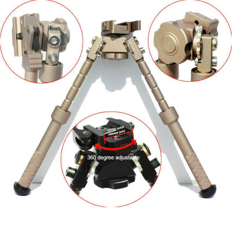 Enfield Tilt & Swivel QR Lever Bipod Champagne Gold