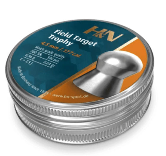 H&N Field Target Trophy .177 Lead Air Rifle Pellets Qty 500