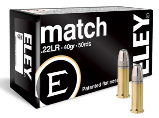 Eley Match 22LR Cartridge