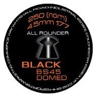 SMK Black .177 Domed Pellets
