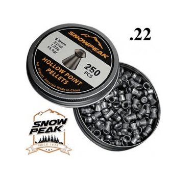 Snowpeak .22 Hollow Point Pellet